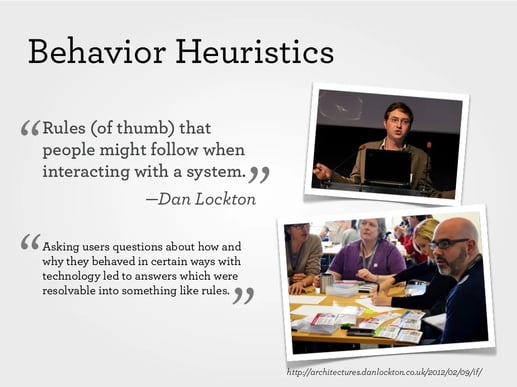Behavioral heuristics